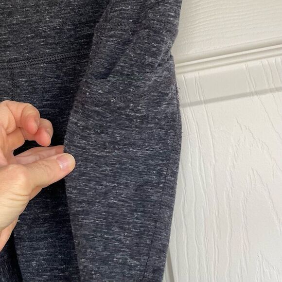 Athletic Works Stretch Cotton Side Pocket Ankle Leggings (Heather Grey) - Small - Picture 6 of 9